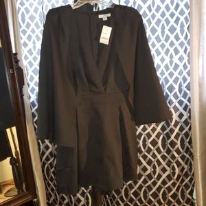 Black short romper